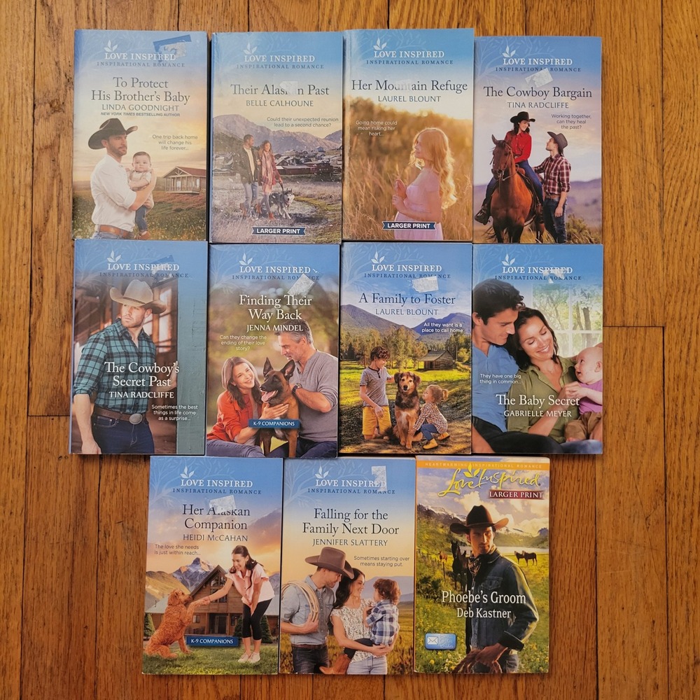 Love Inspired Lot 11 Romance Books Inspirational Western Contemporary Christian